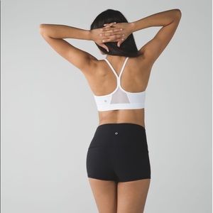 Lululemon Flow Y Bra in White, size 12